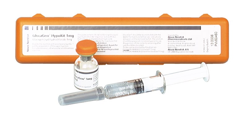Glucagen Kit 1mg with dilutent