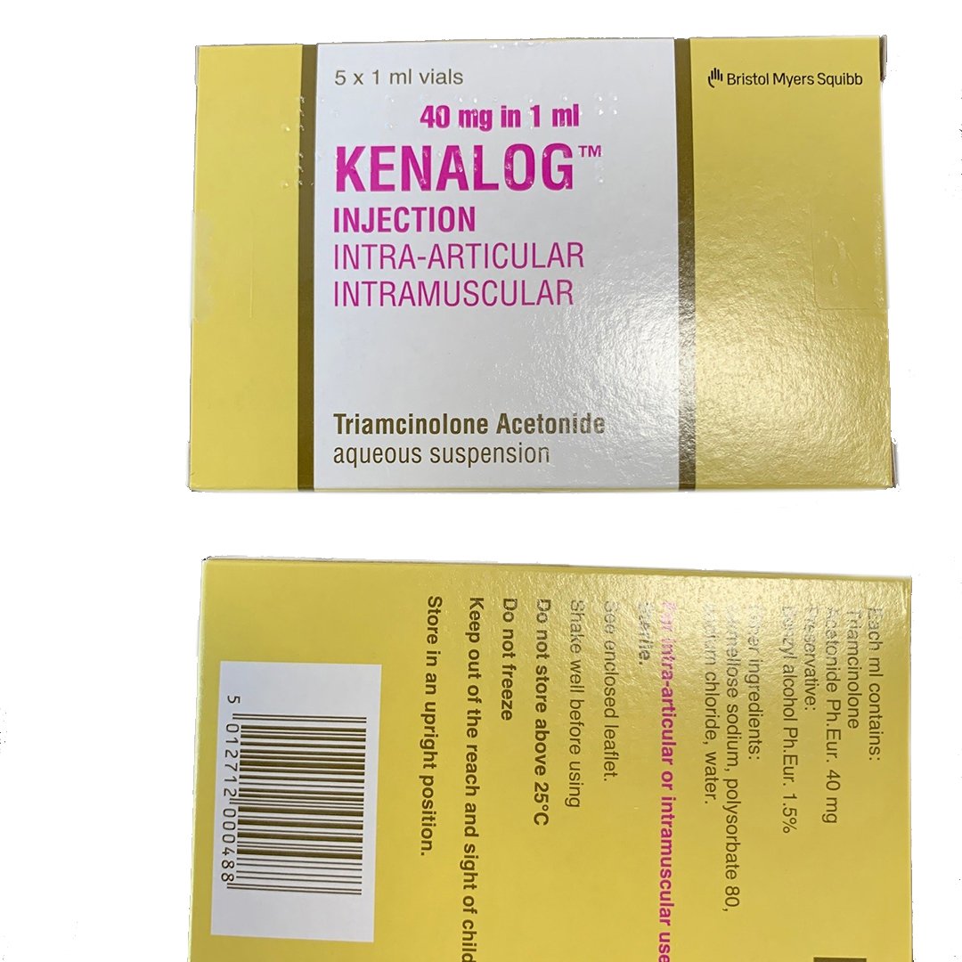 Kenalog (Triamcinolone) 40mg/1ml x5 vial