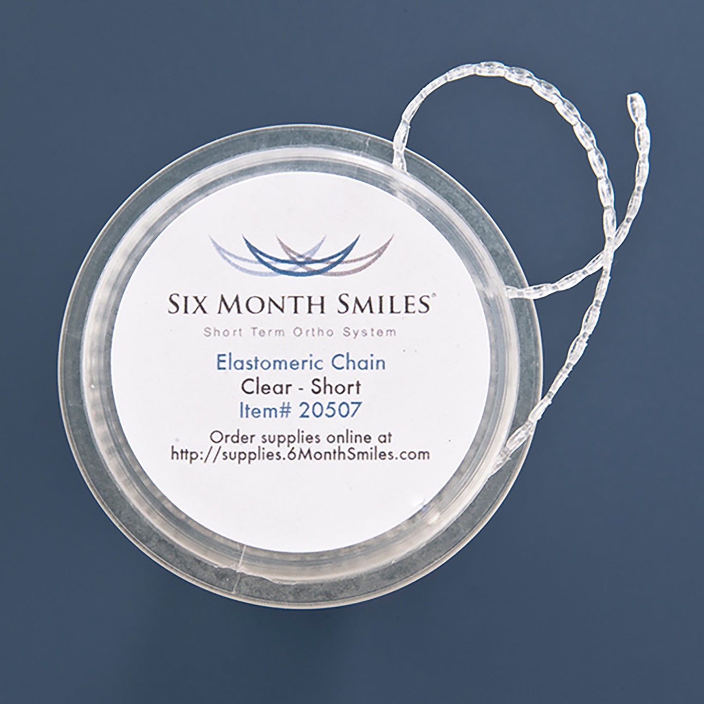 Clear Elastomeric Chain - Short