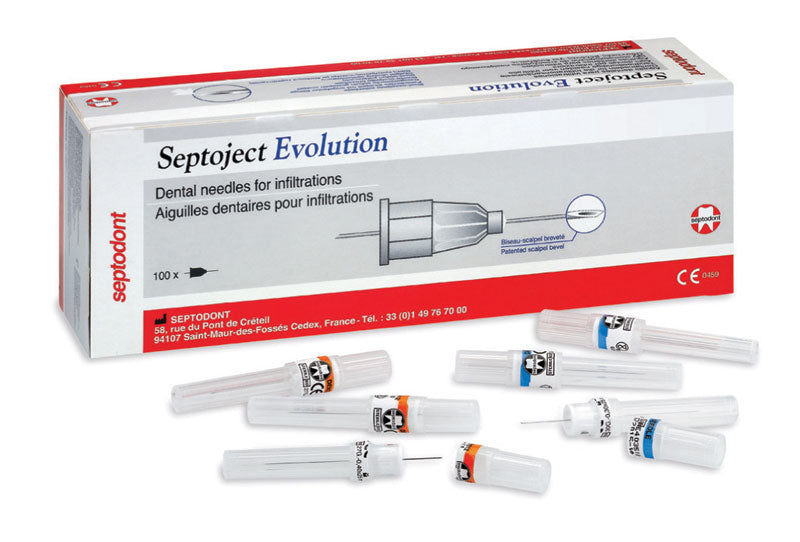 Septoject Evolution Needles 30G - Short (0.30 x 25mm) - Blue