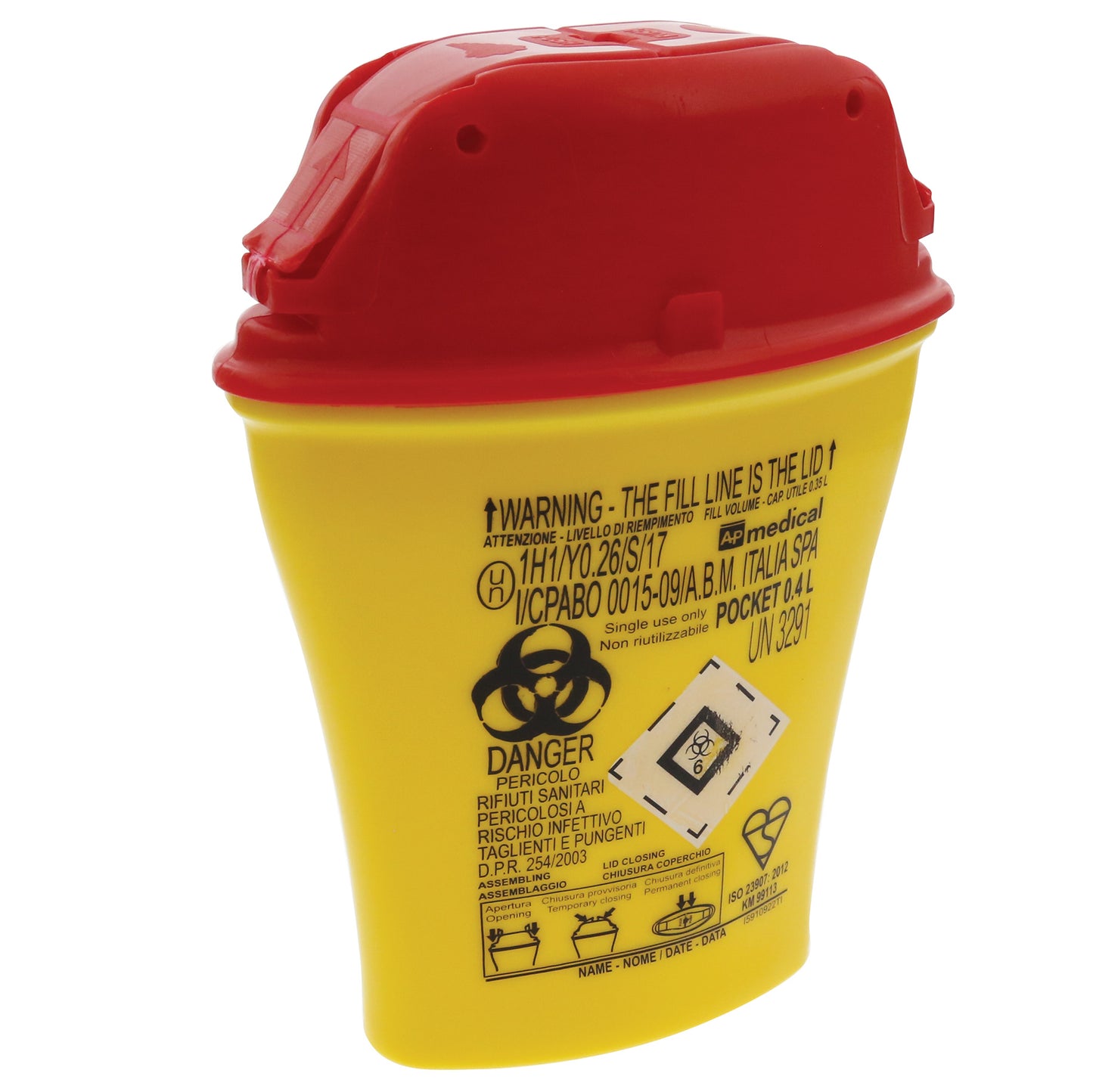 Sharps Box 0.35L Capacity