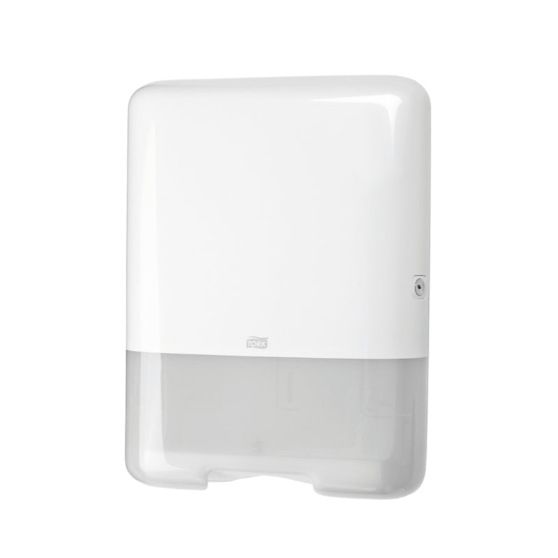 Dispenser - White for Tork Singlefold Hand Towel (CAV210). (553000)