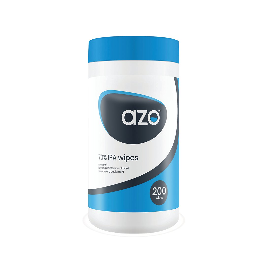 AzoWipe 70% IPA Disinfectant Wipes Size: 200 x 200mm