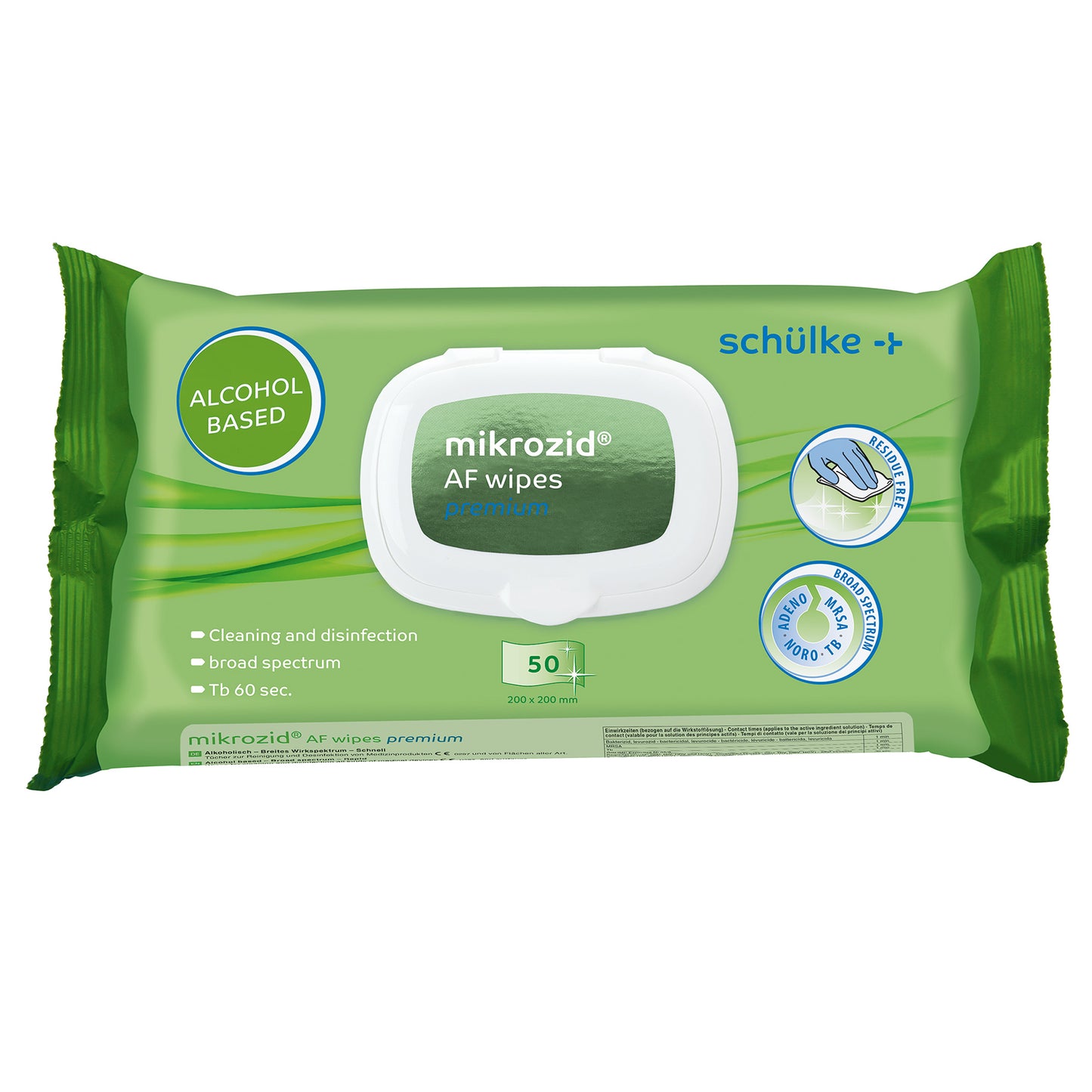 mikrozid AF wipes Alcohol-based