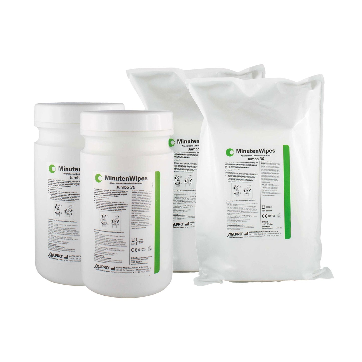 MinutenWipes Jumbo 30 Starter Set