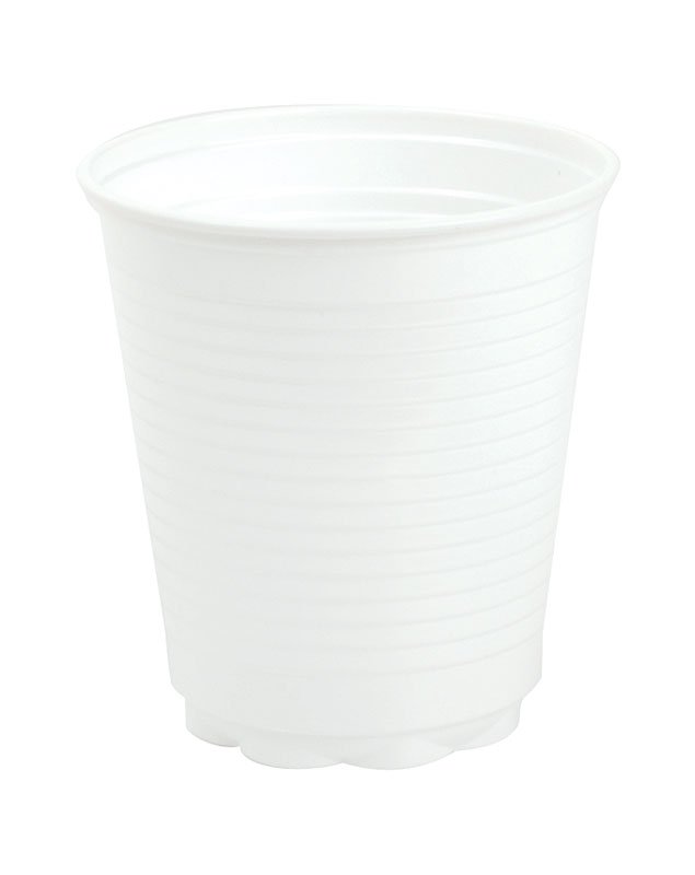 Plastic Cups Squat 180ml White