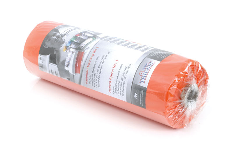Patient Plastic Aprons Orange