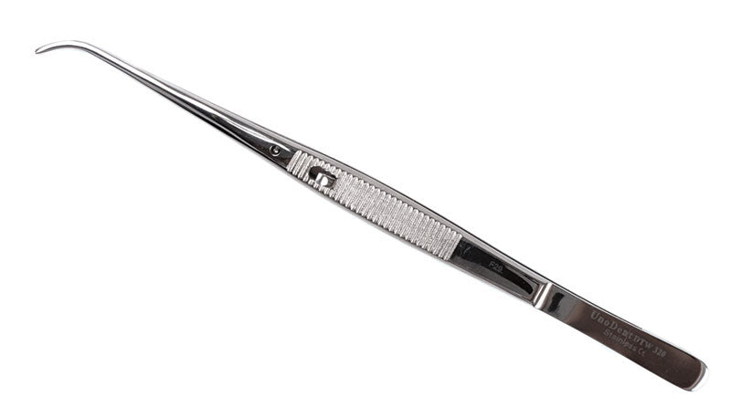 Tweezers - College Type - Curved Locking
