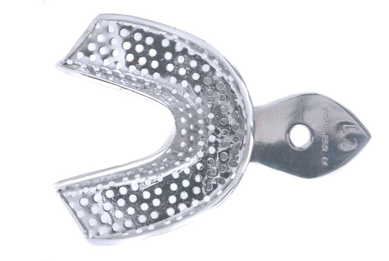 Stainless Steel Impression Trays Perforated Lower No.2
