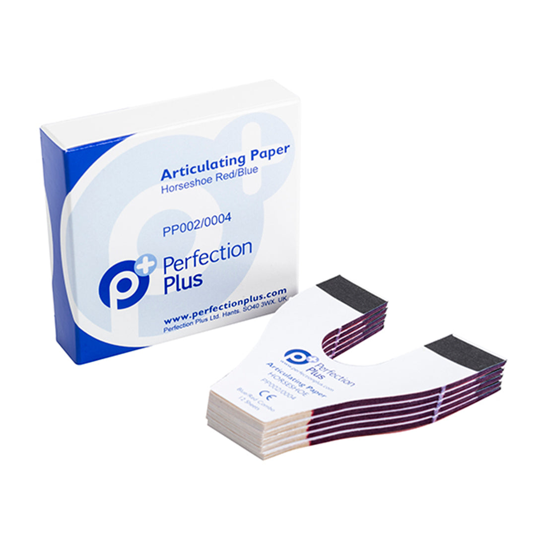 Articulating Paper Horseshoe Red/Blue 71 microns
