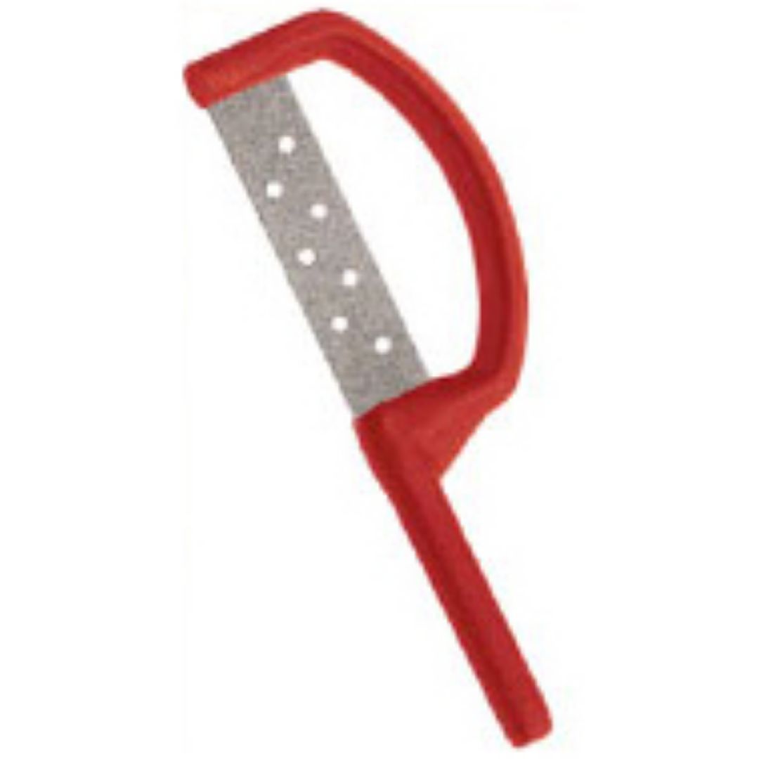 SpaceFile Left S/Sided Red Fine 0.180mm Pk 8 (40035-LS-R)