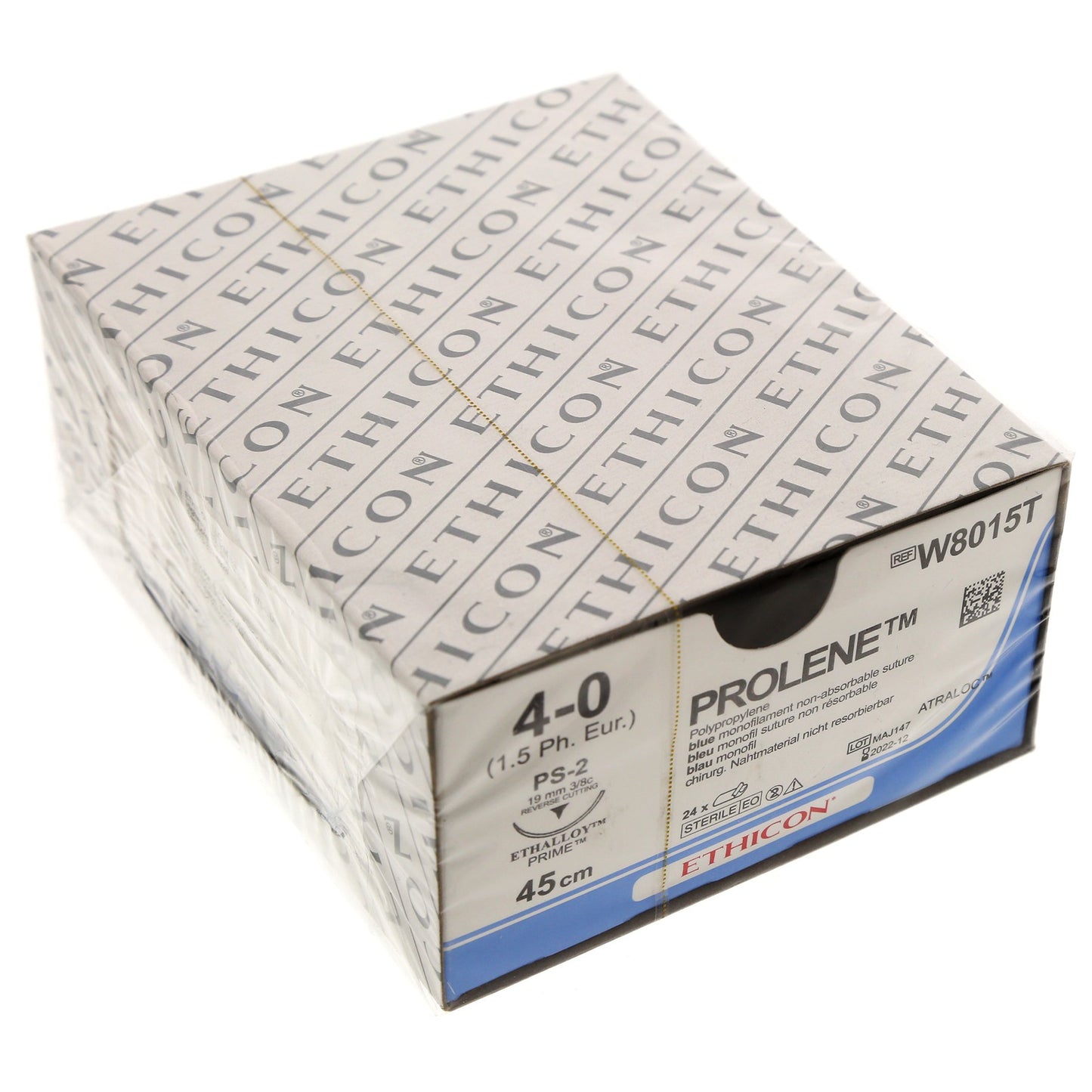 Prolene Blue 45cm M1.5 W8015T 4/0