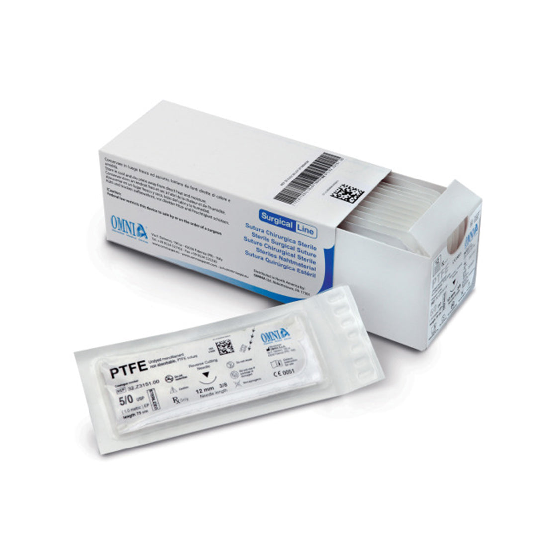 PTFE Suture 5/0-18mm 3/8 Circle 75cm