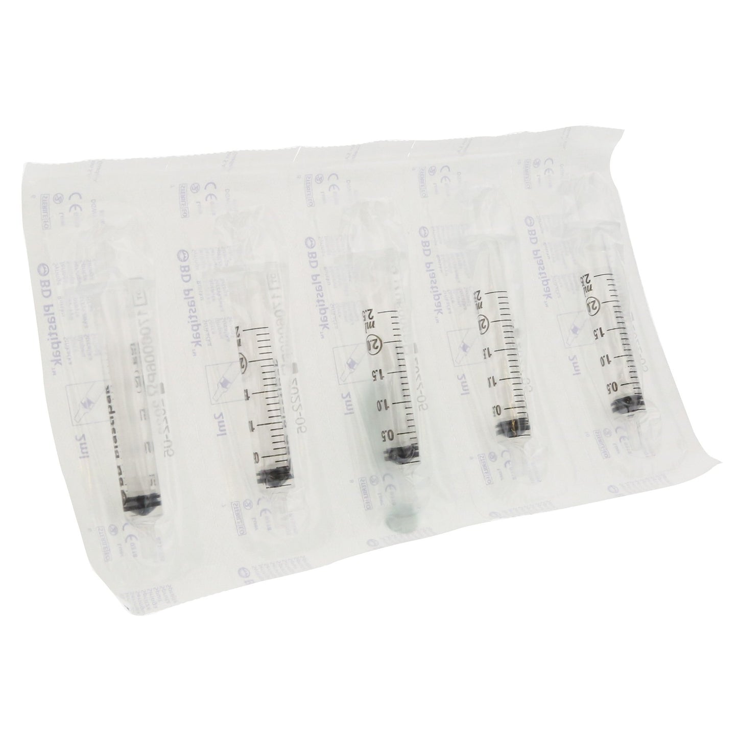 BD Plastipak Syringe 2ml Hypodermic 3 Piece