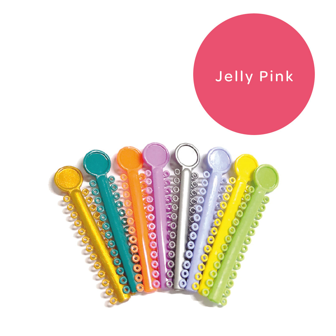 Elastomeric Ligatures Regular Jelly Pink