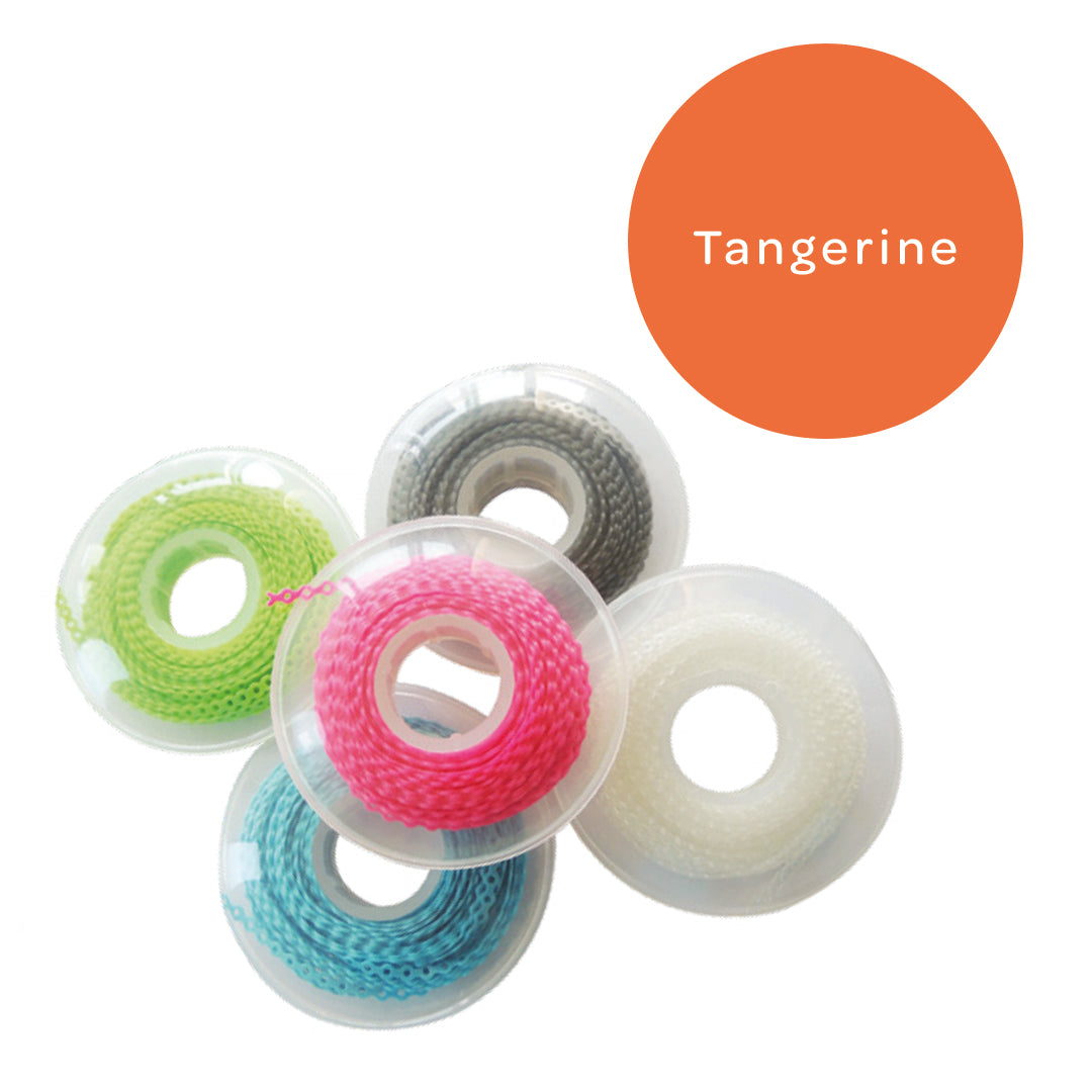 Elastomeric Chain Long Tangerine