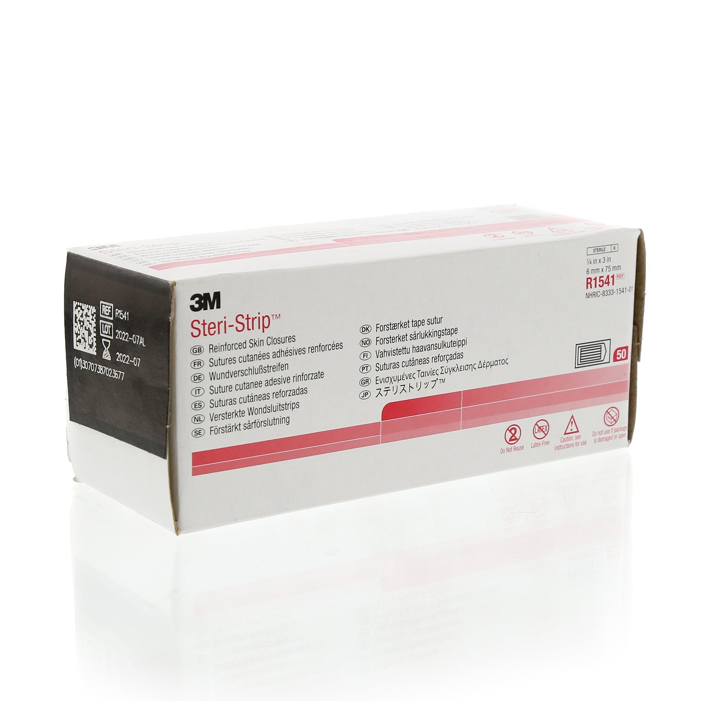 Steri-Strip 6mm x 75mm x3 per pouch