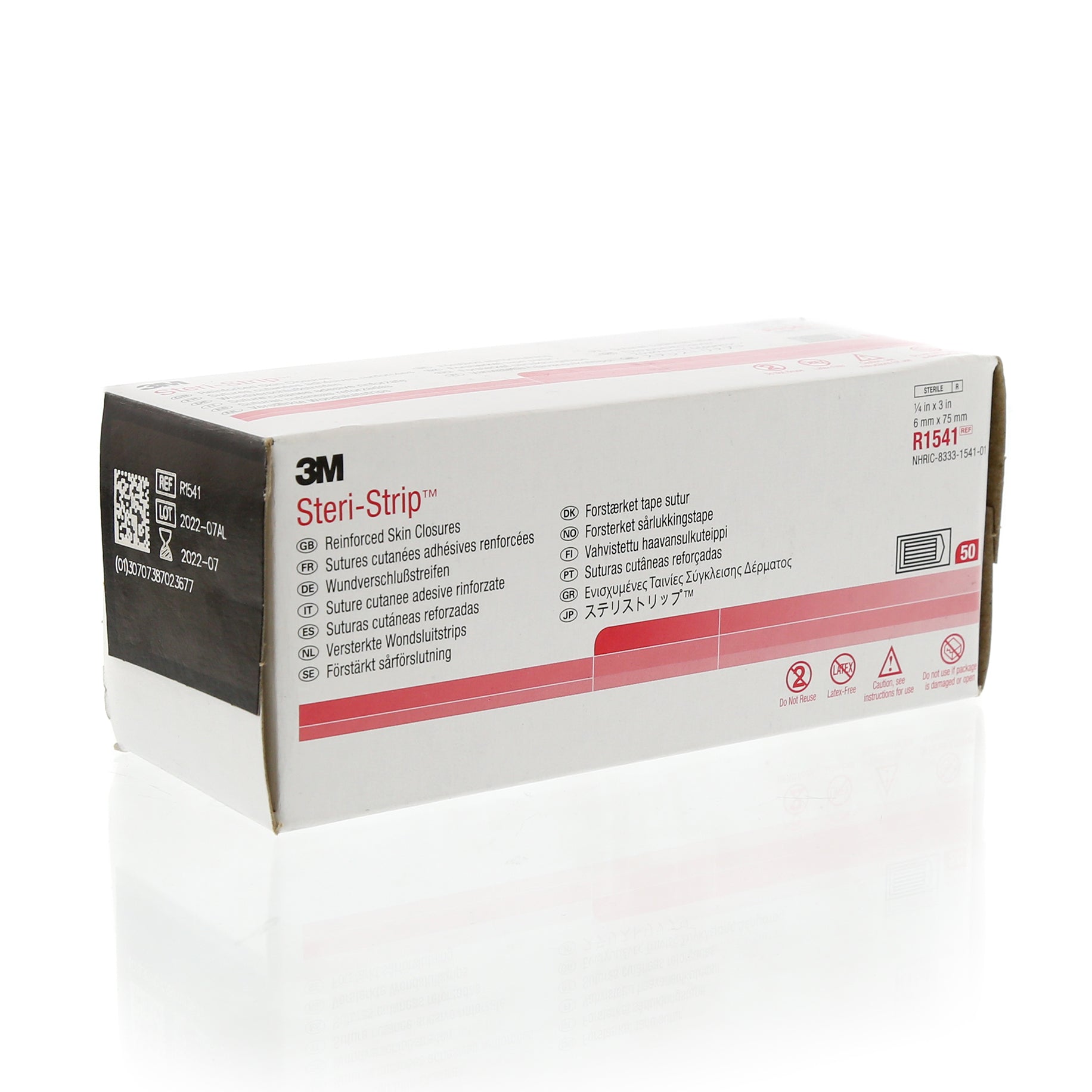 Steri-Strip 6mm x 75mm x3 per pouch