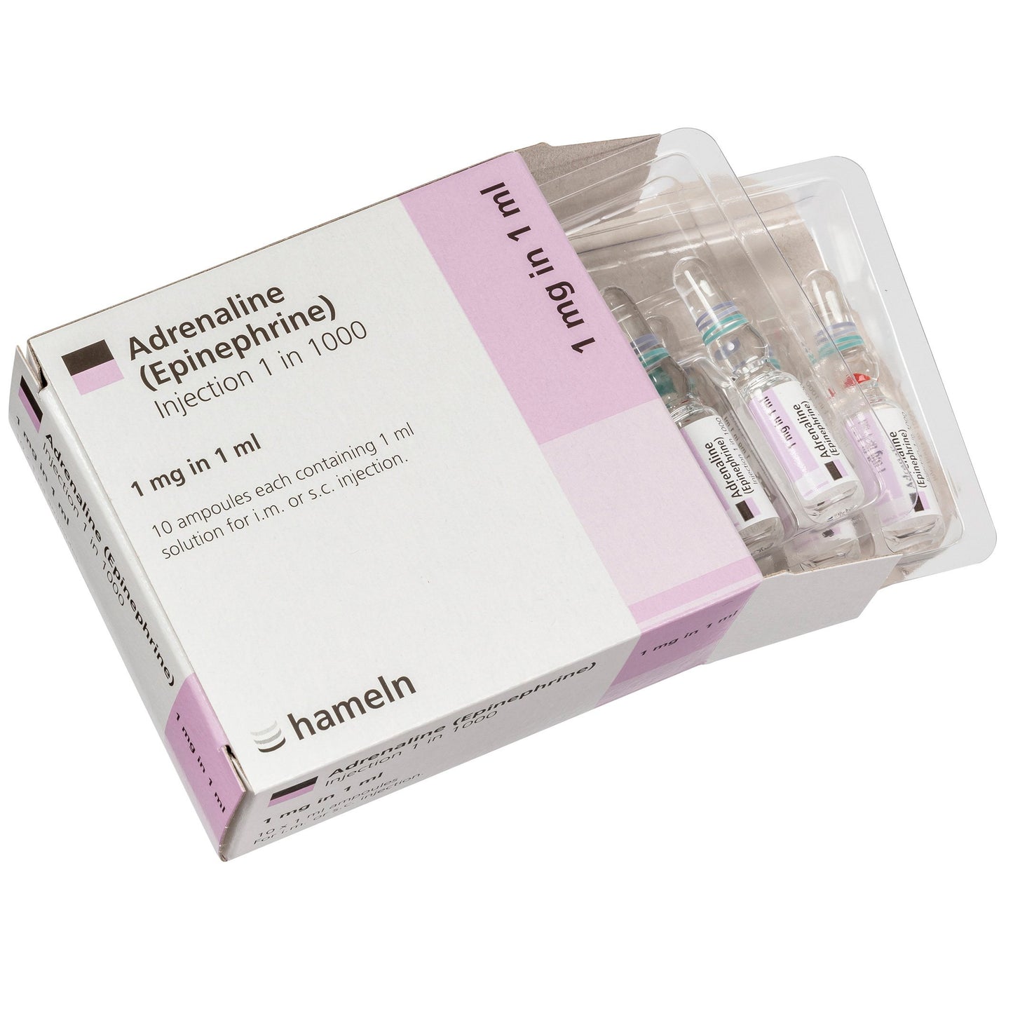 Adrenaline 1/1000-1mg/1ml Acid Tartrate