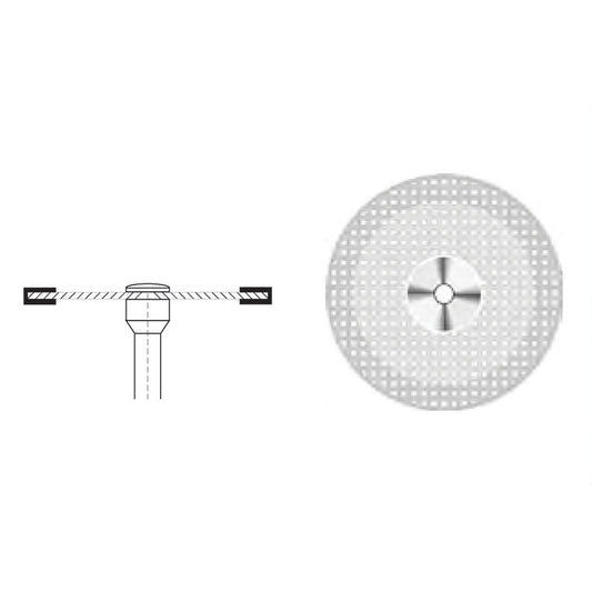 Superflex Diamond Open Meshed Disc Double Sided 22mm Diameter, 0.15mm Thickness.