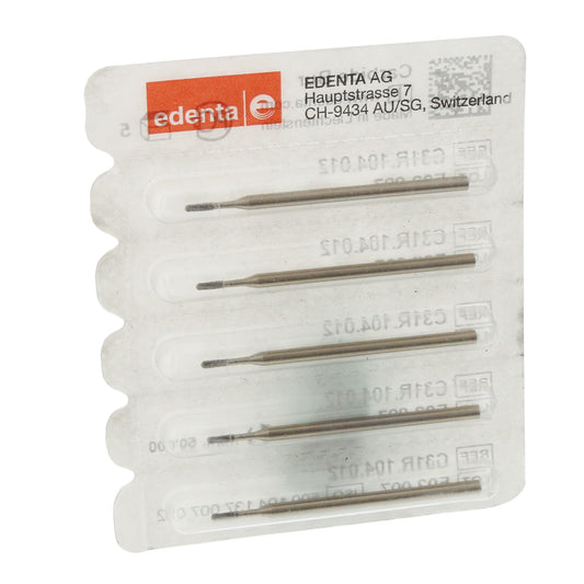 TC Fissure Bur Cylinder Round Medium