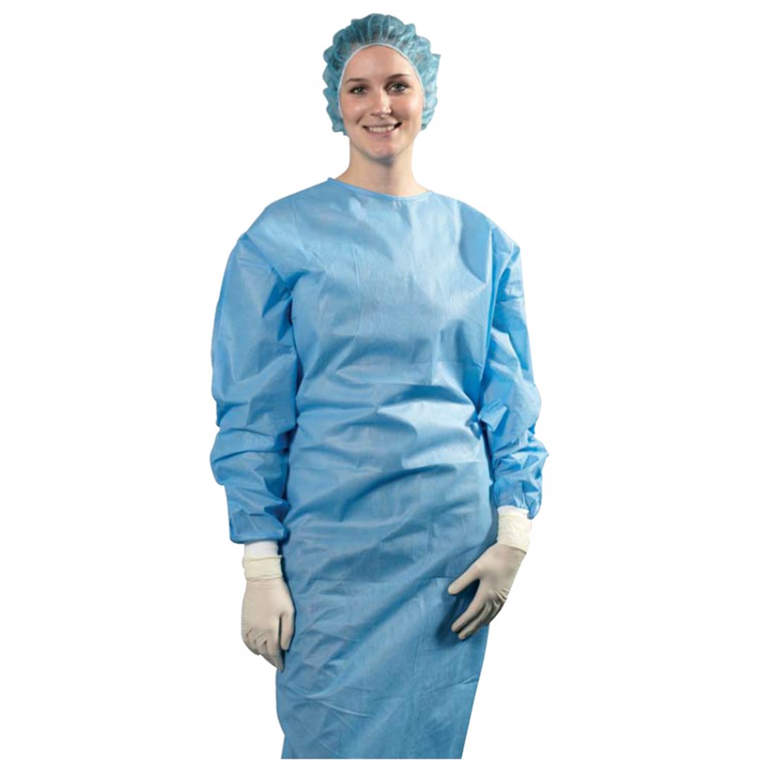 Surgical Gowns SMS 45GSM Blue M