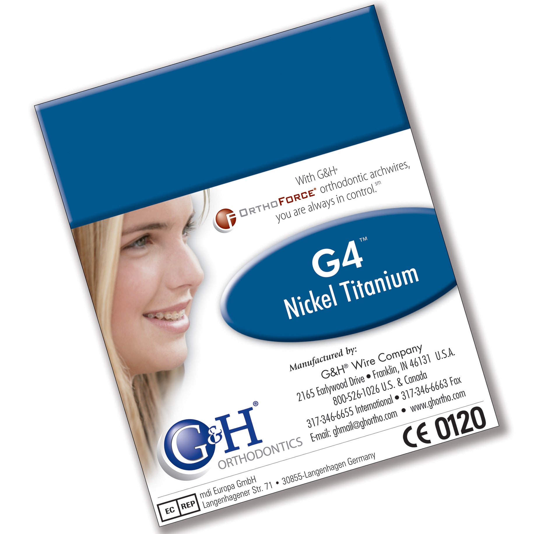 G4 NiTi Europa Form I Lower 020 Tooth-Coloured