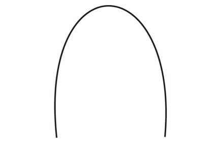 Thermal Plus NiTi Euro Archform 016 Upper