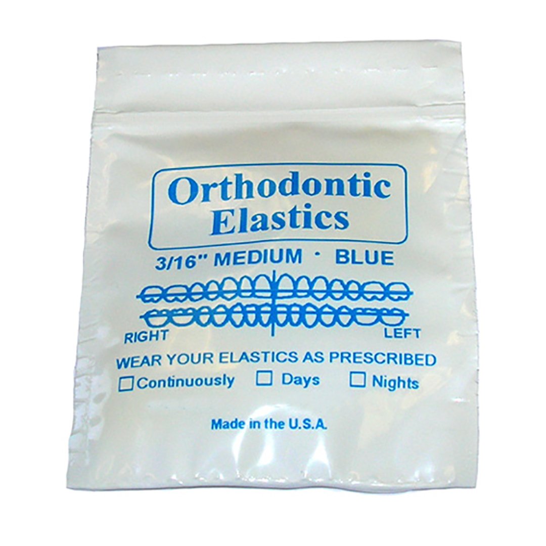 Non-Latex Elastics 3/16" Medium 4.5oz