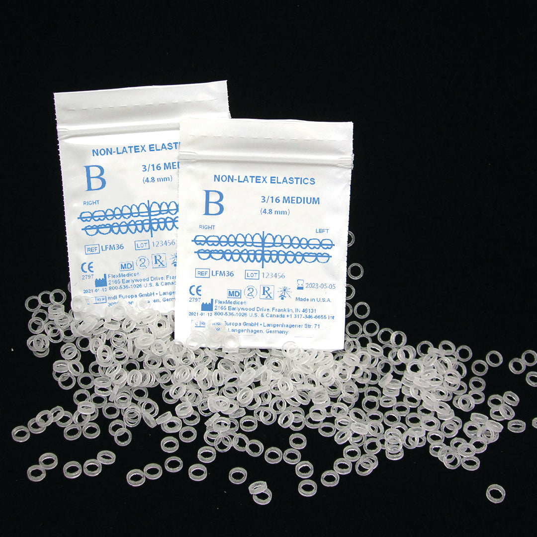Non-Latex Elastics 3/16" Heavy 6.5oz