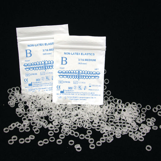 Non-Latex Elastics 3/16" Heavy 6.5oz