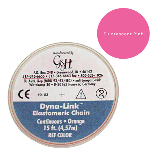 Dyna-Link Chain Fluorescent Pink Continuous
