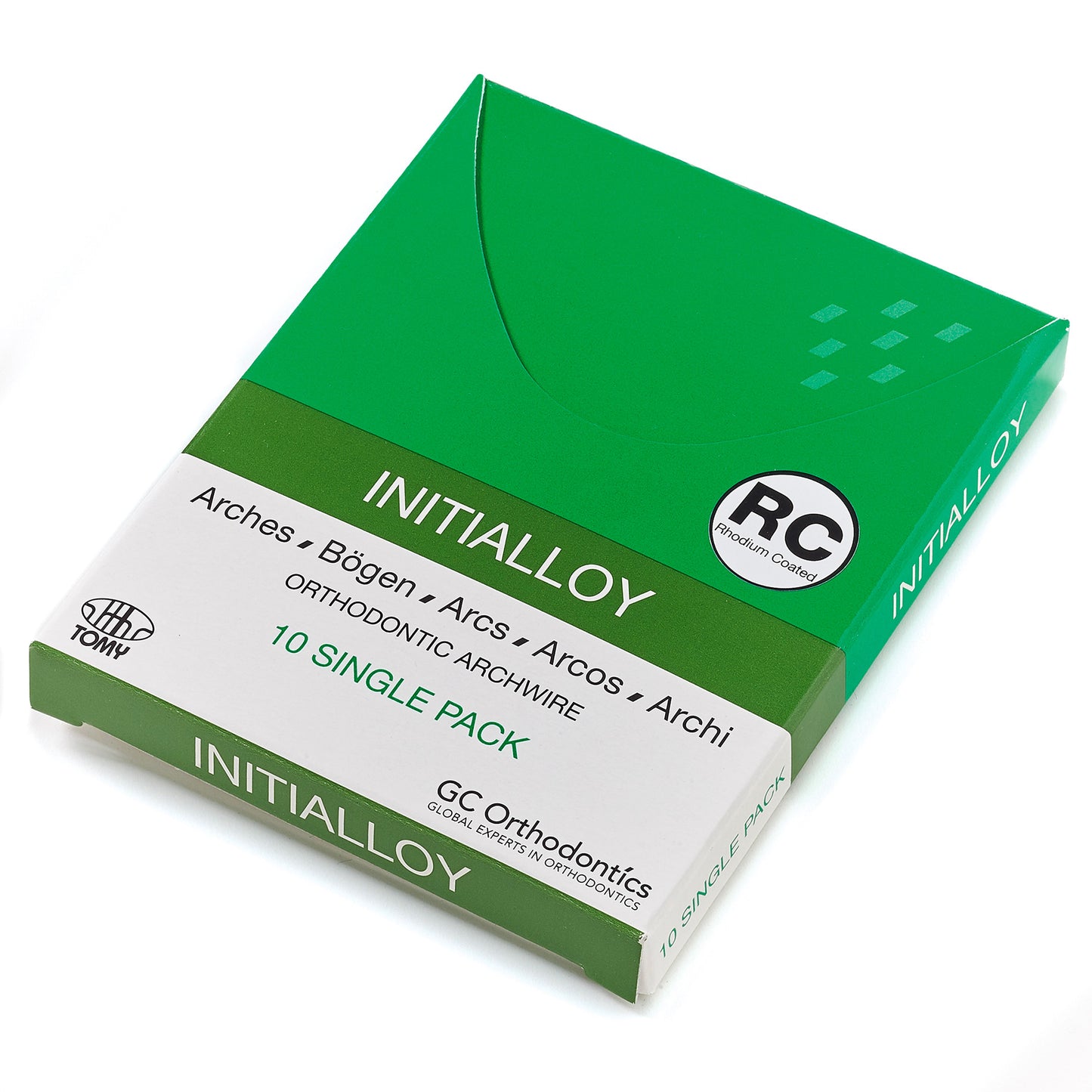 Initialloy NiTi Form C Light Force 014 Lower - Rhodium Coated