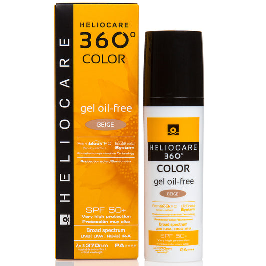 Heliocare 360Àö Color Oil Free Gel Beige SPF50+