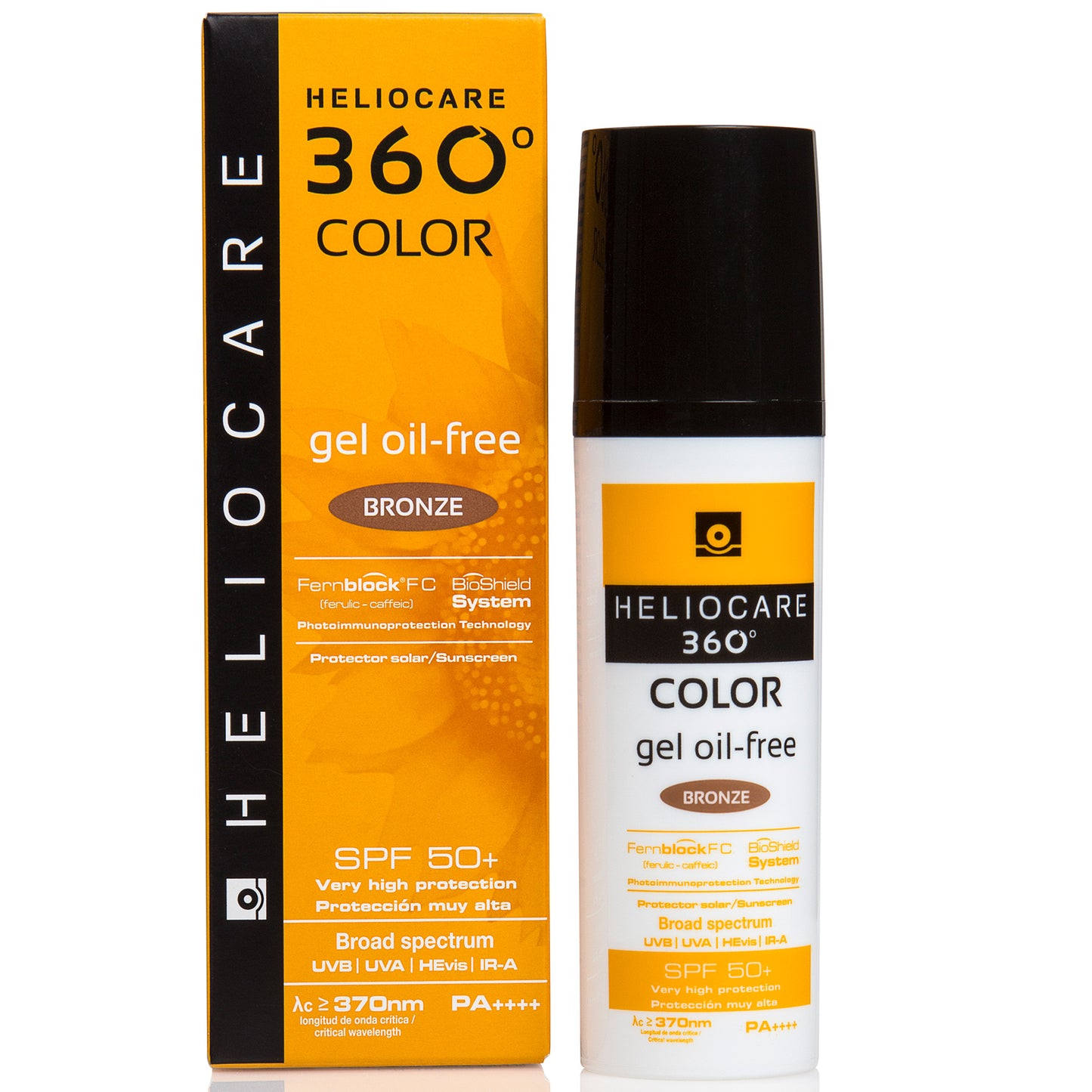Heliocare 360Àö Color Oil Free Gel Bronze SPF50+