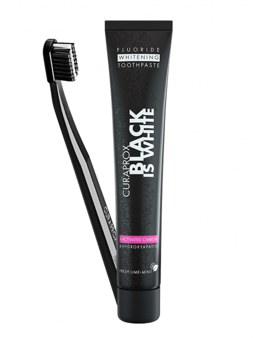 Black is White Toothpaste & Brush