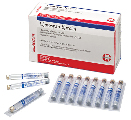 Lignospan Special 2% Glass Cartridges 2.2ml