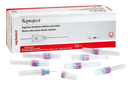 Septoject Needles 27G - Long (0.40 x 35) - Yellow