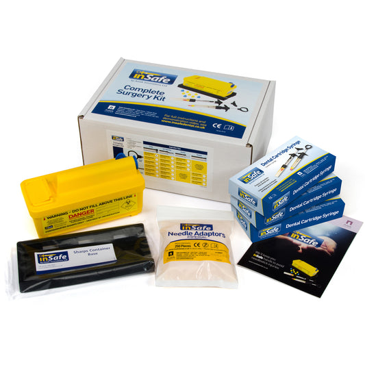 inSafe 3 Syringe Kit Self Aspirating Cartridge, T-Type Handle