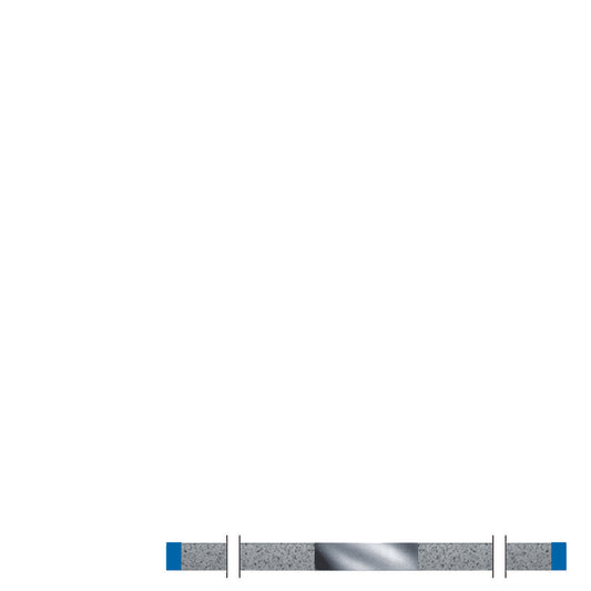 Komet Diamond Strip Double Sided Blue 45 micron Medium  DS37D