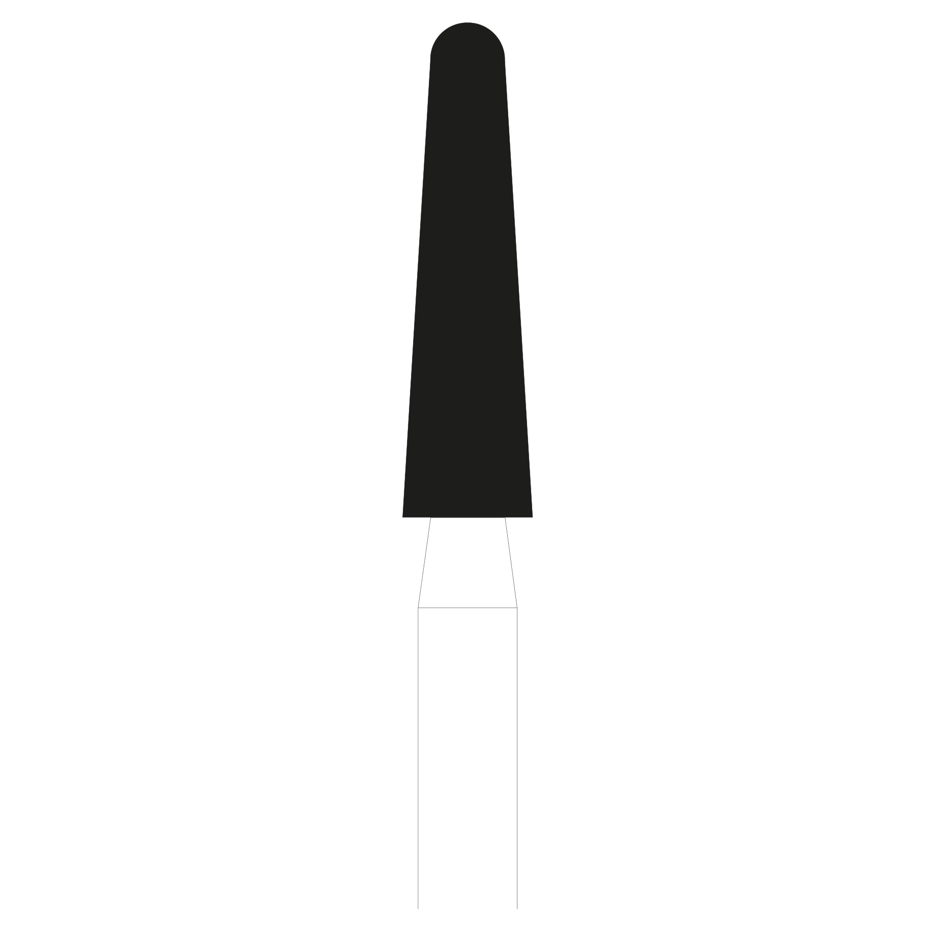 Jet Diamond Round End Taper FG 856 SC 021