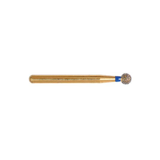 Gold Diamond Burs Round FG Medium 001/021