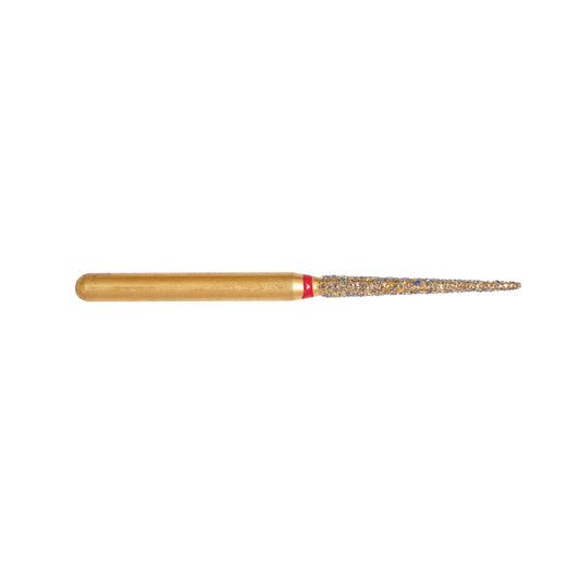 Gold Diamond Burs Tapered Point FG Fine 167/012