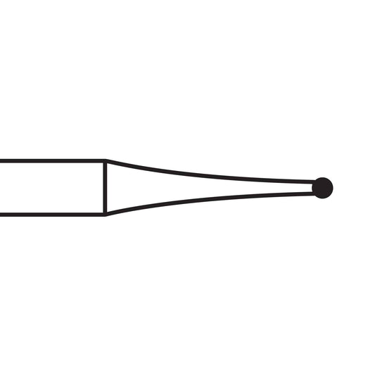 Steel Burs Round RA No. 1 009