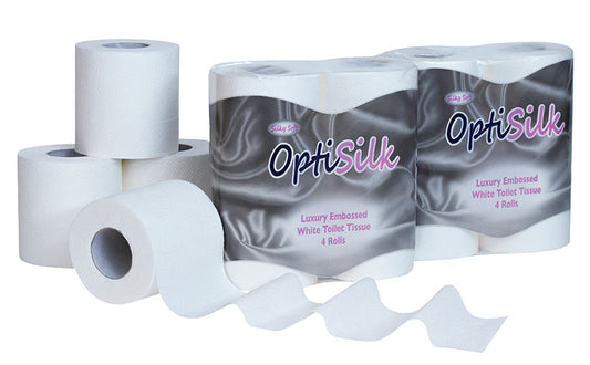 Toilet Tissue Rolls 2 ply, White