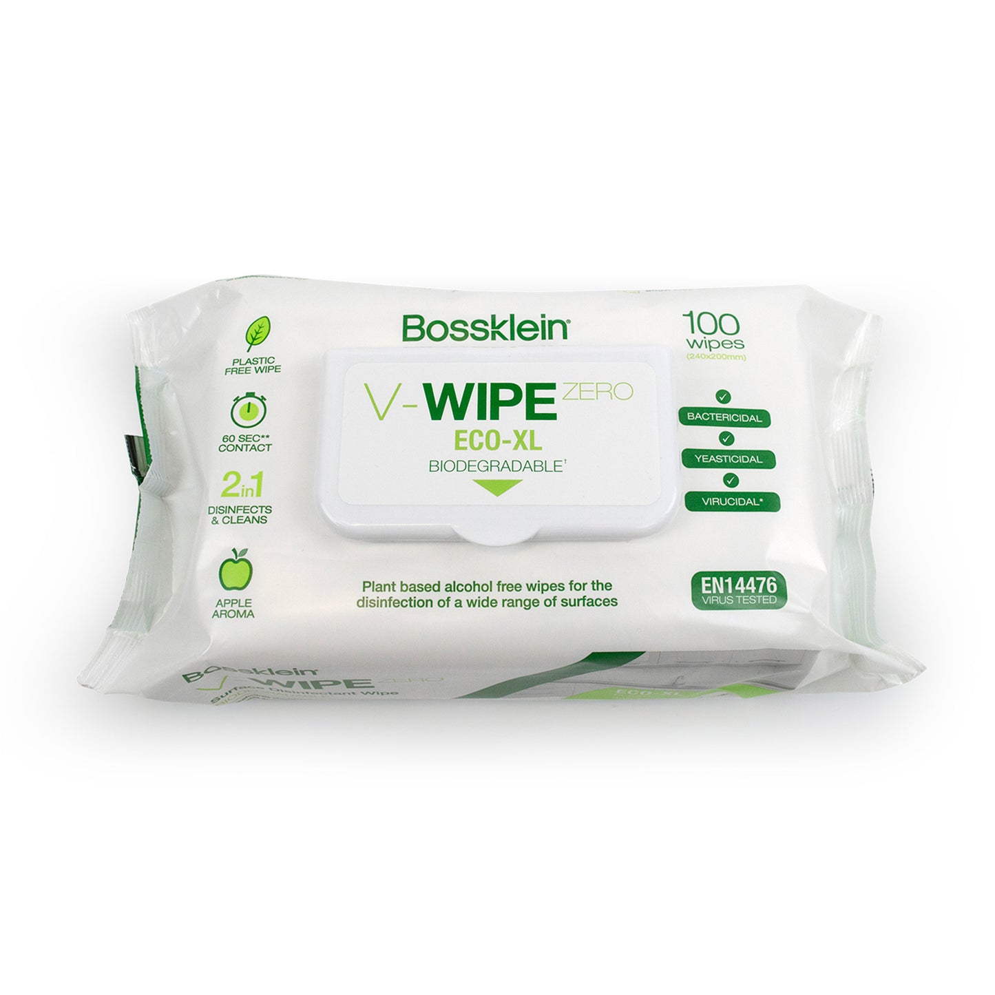 BossKlein V-Wipe Zero Eco-XL Alcohol Free