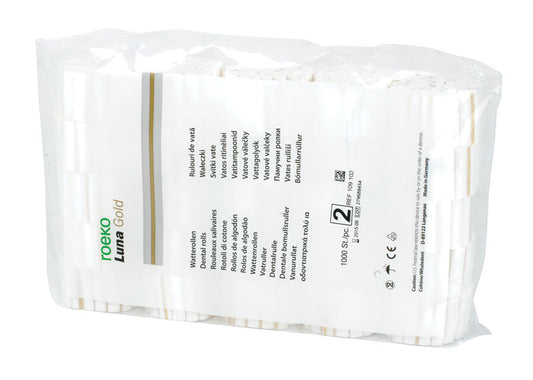 Cotton Wool Rolls Luna 2000 Gold No. 2 Bio