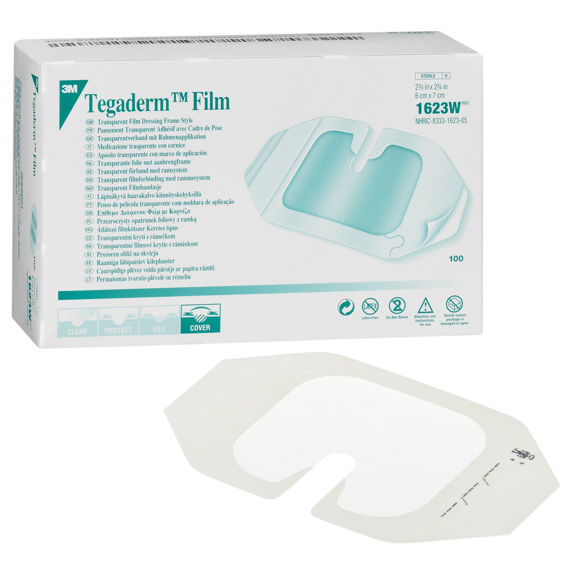 Tegaderm Sterile IV Cannula Dressing 6cm x 7cm