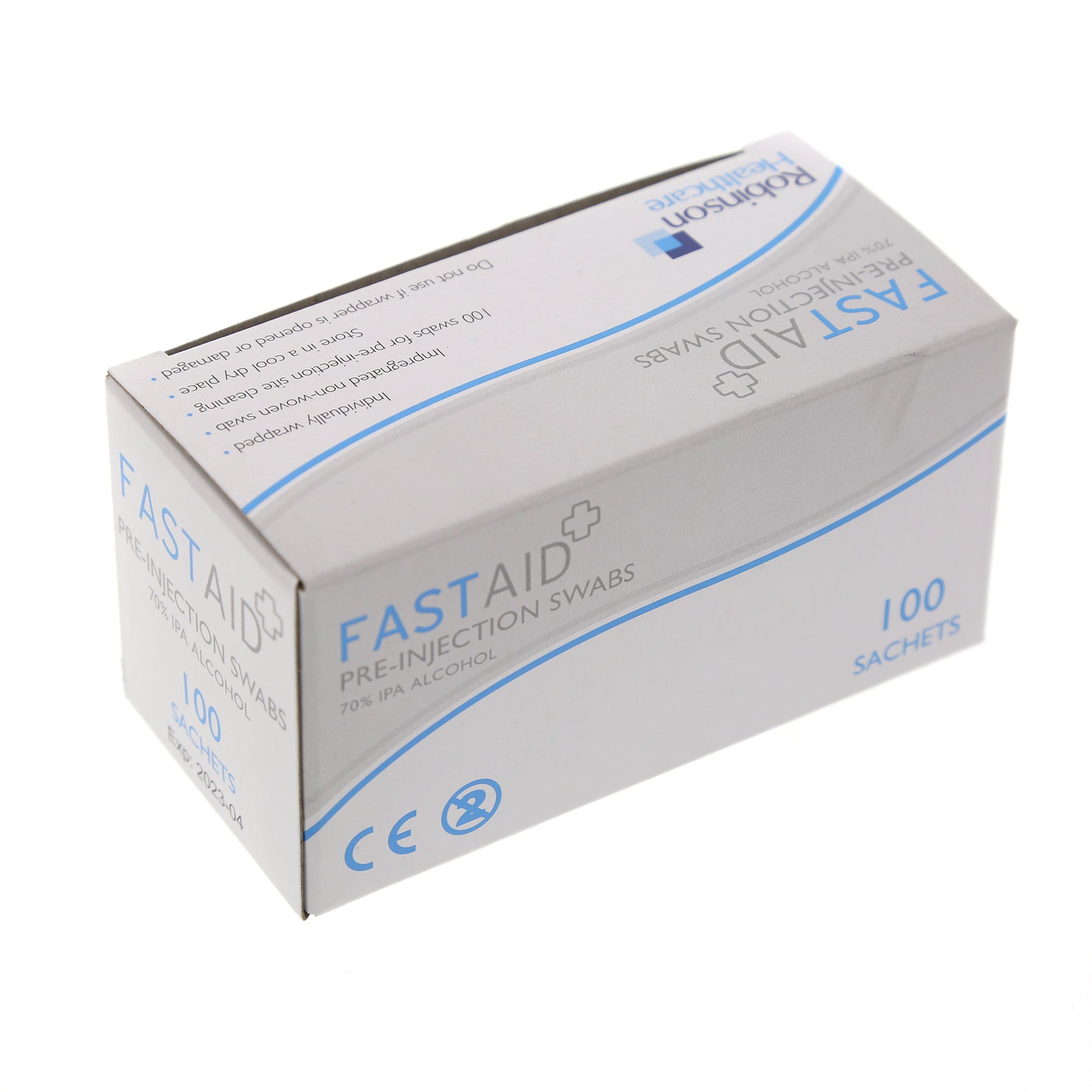 Fast Aid Pre-Injection Swabs ‚Äì 70% IPA Alcohol