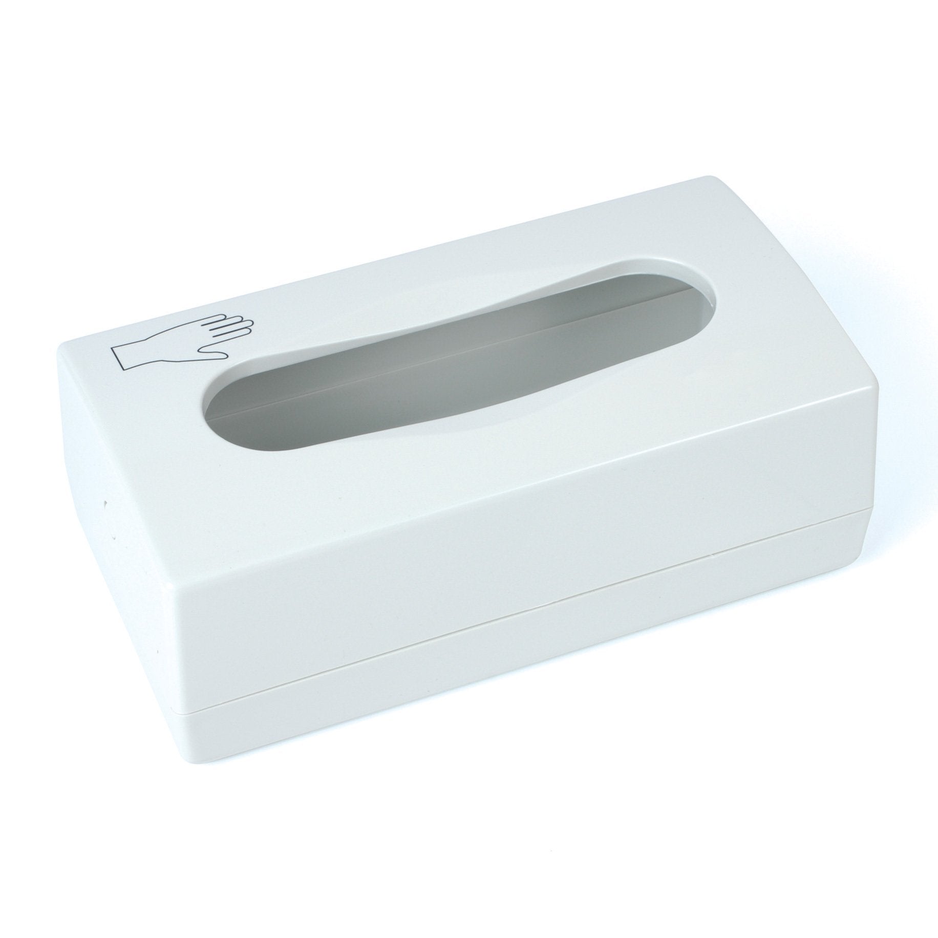 Glove Box Dispenser White, Plastic